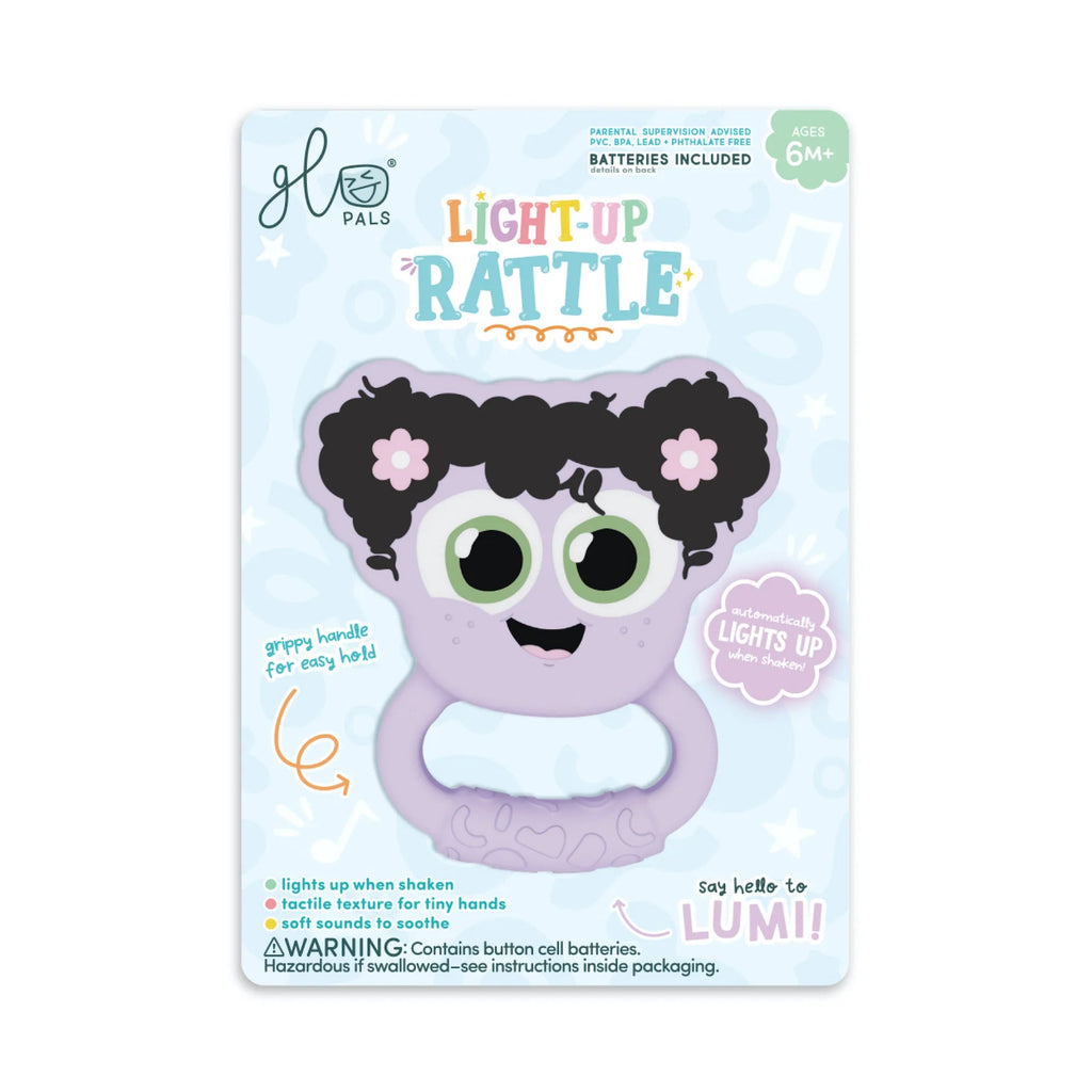 Glo pals - Der Glo Pals Light - Up Rassel Lila