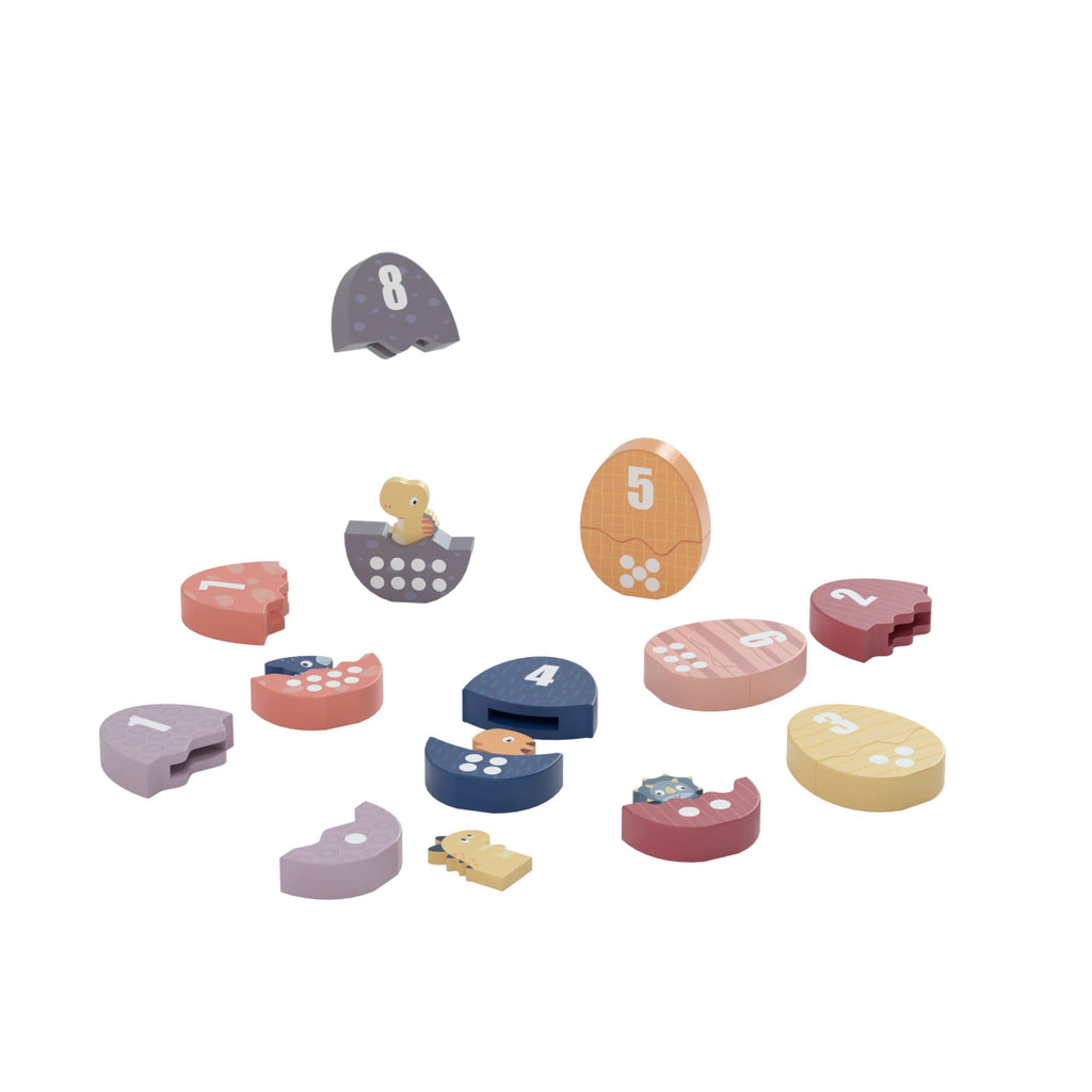 Dinosaurier Lernspielzeug: Zahlen & Formen mit Dino - Eiern - Little Baby Pocket