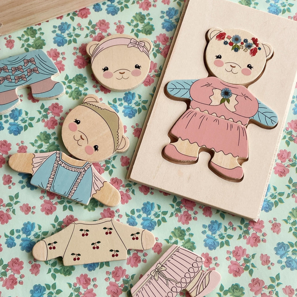 Konges Sløjd - Dress up Bärchen Dusty pink