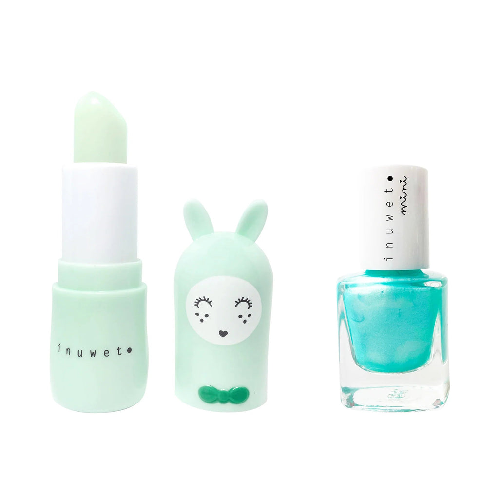 Inuwet - Duo - Set Lippenbalsam und Wasserlack Apfel