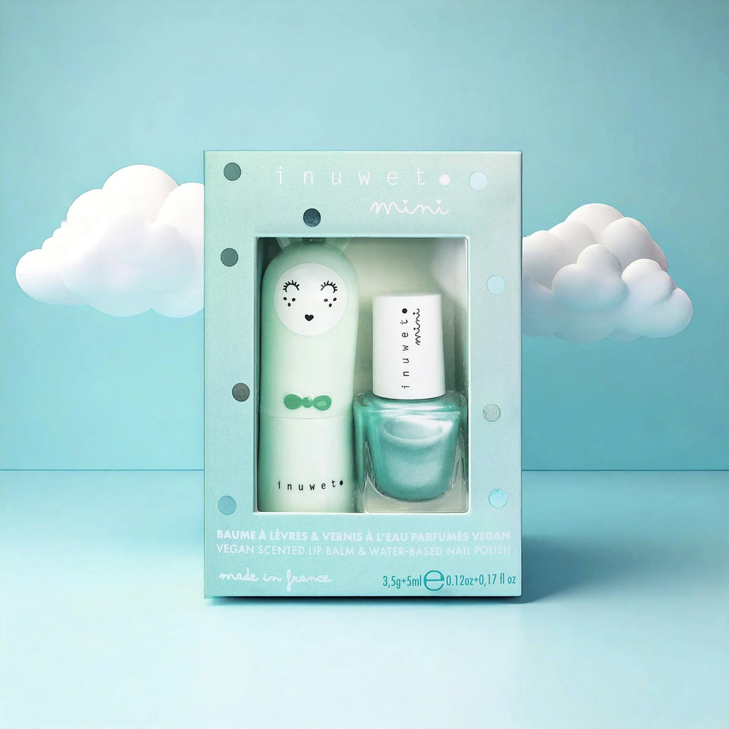Inuwet - Duo - Set Lippenbalsam und Wasserlack Apfel