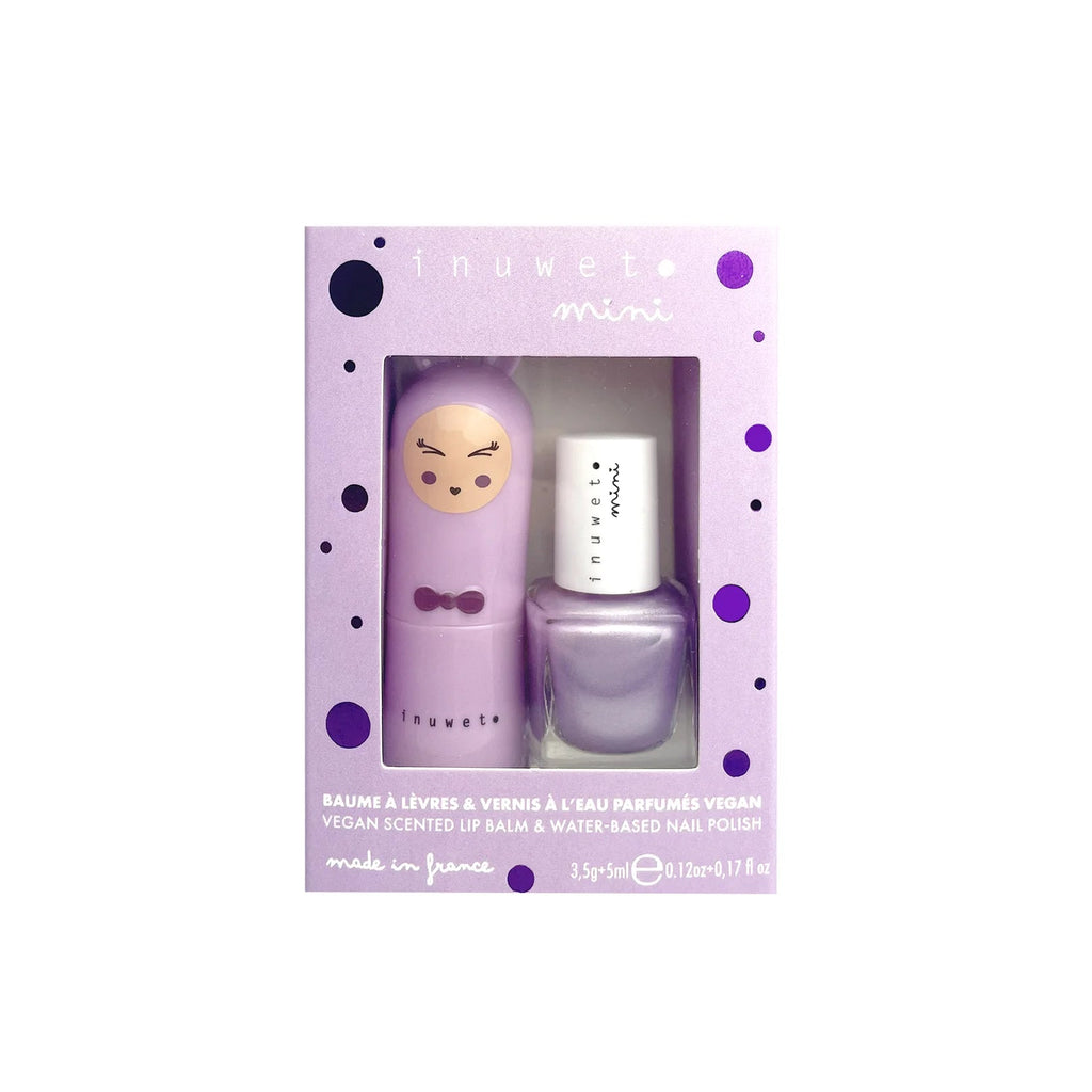 Inuwet - Duo - Set Lippenbalsam und Wasserlack Marshmallow