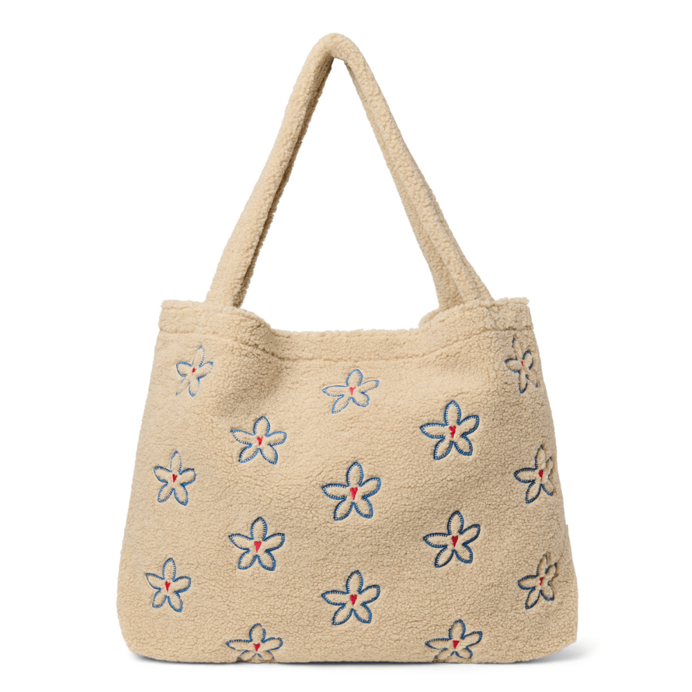 Ecru Flower Heart Mom Bag – Studio Noos, vielseitige Alltagstasche - Little Baby Pocket