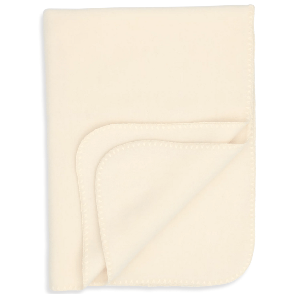 Engel Babydecke mit Muschelkante - Schurwolle - Little Baby Pocket
