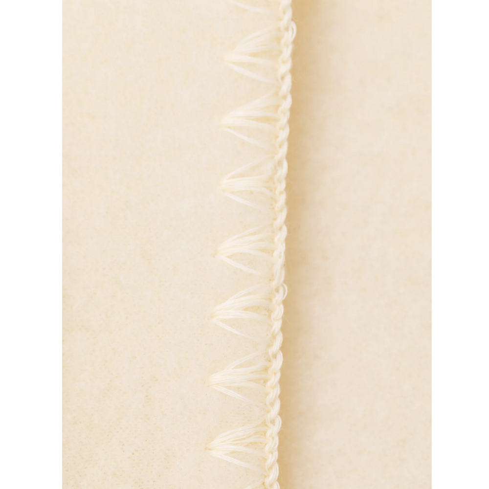 Engel Babydecke mit Muschelkante - Schurwolle - Little Baby Pocket