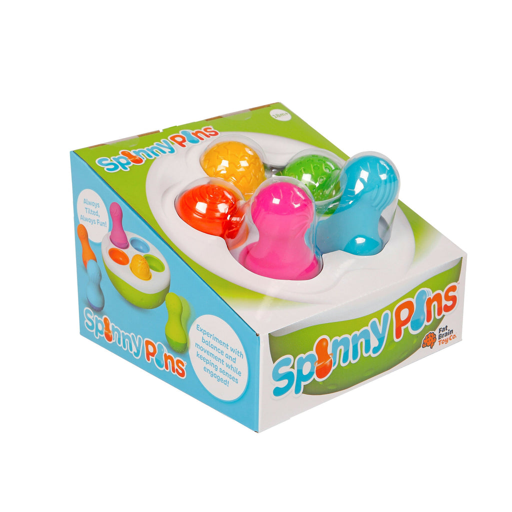 Fat Brain Toy Co - Fat Brain Toy Spinny Pins - Tast - und Steckspiel