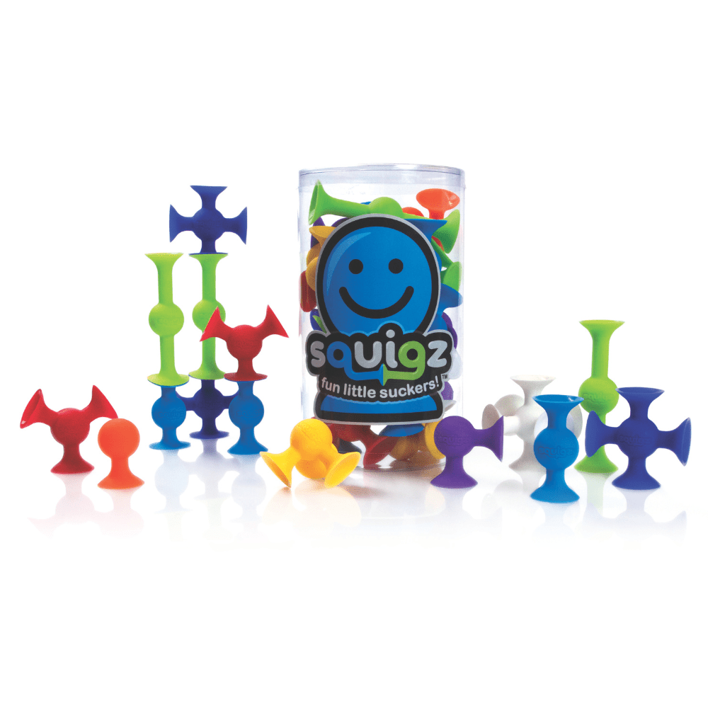 Fat Brain Toy Squigz – 22 - tlg. Stapelspielzeug - Little Baby Pocket
