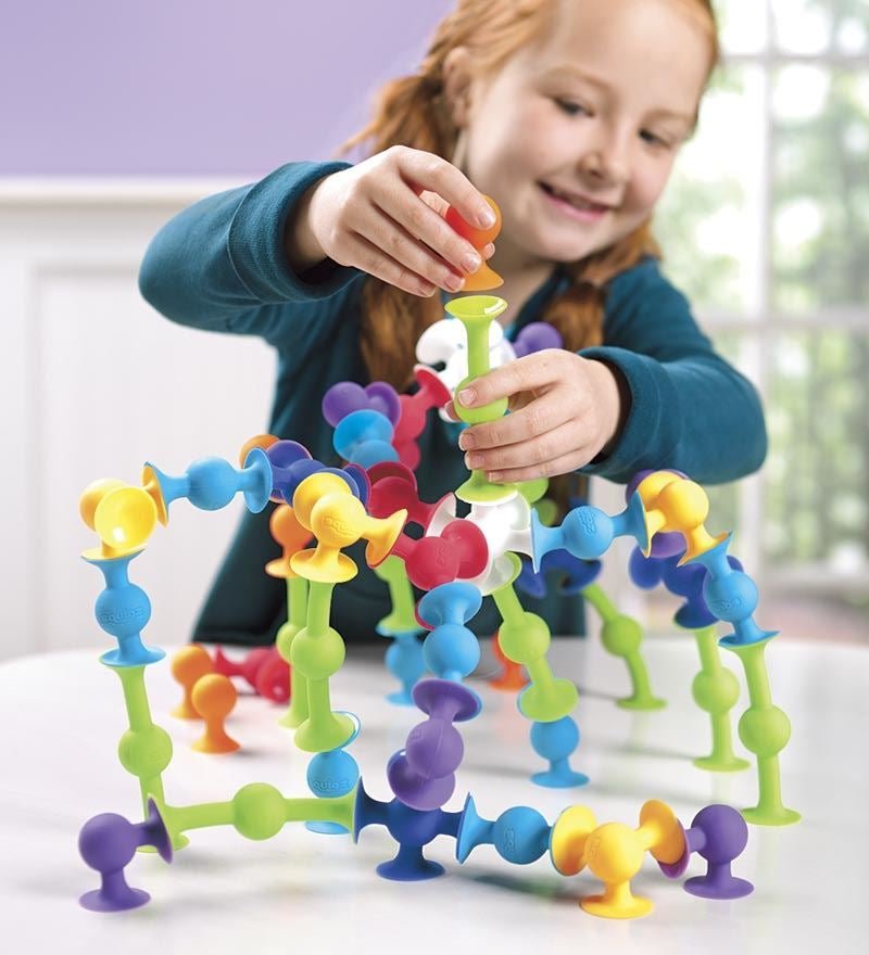 Fat Brain Toy Squigz – 22 - tlg. Stapelspielzeug - Little Baby Pocket