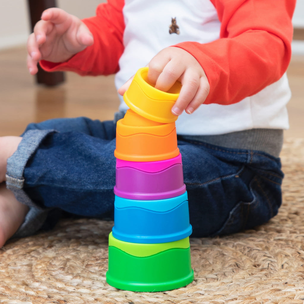 Fat Brain Toys Dimpl Stack – Seifenblasen Dimpl Turm - Little Baby Pocket