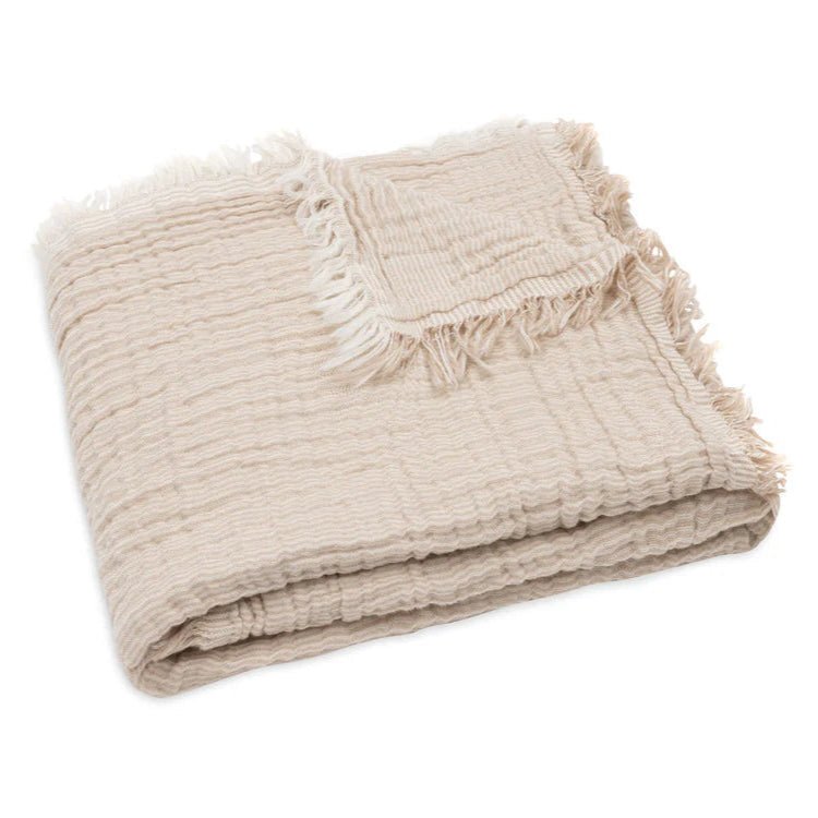 Fringe Stripe - Decke - Biscuit - Little Baby Pocket