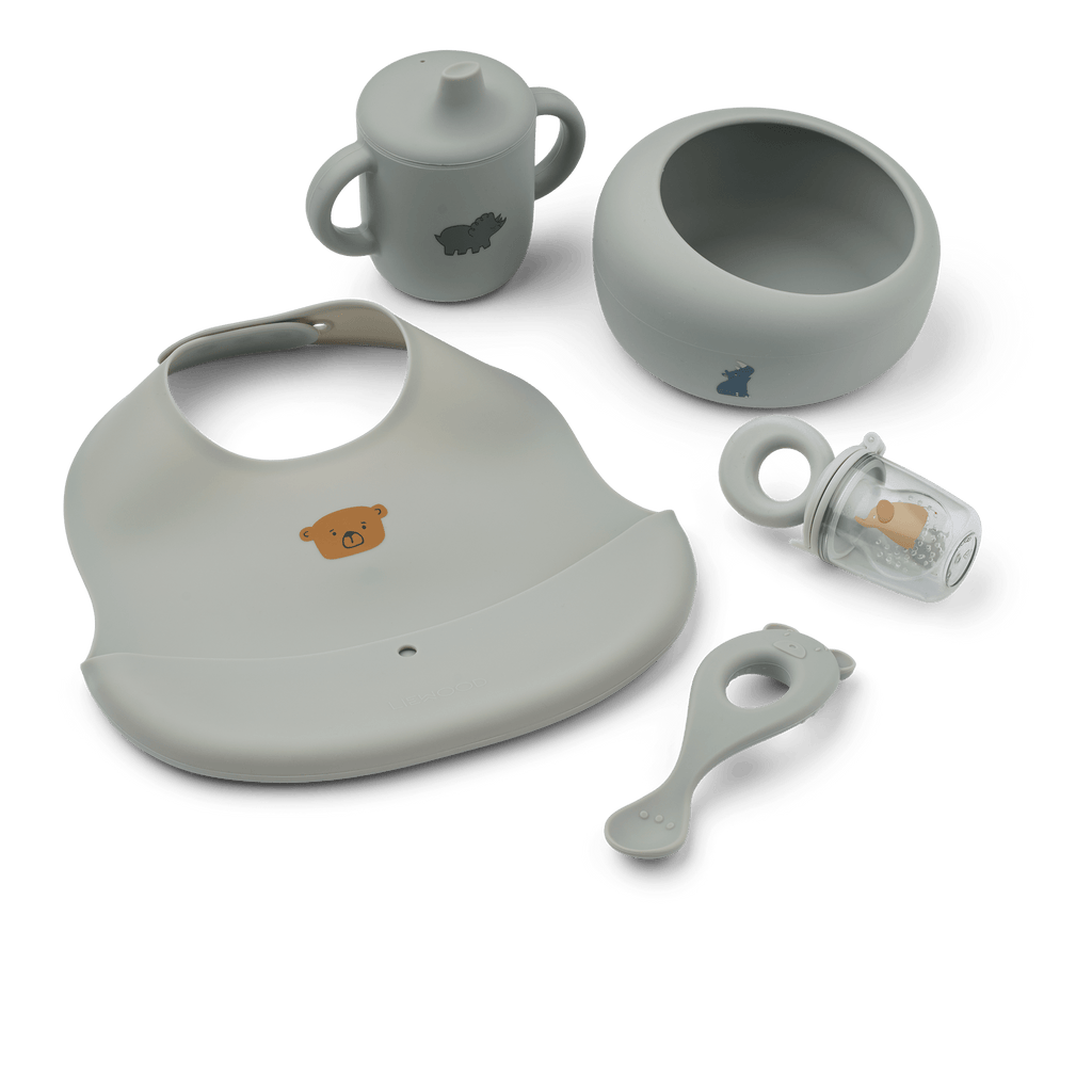 Liewood - Geschirrset Baby Starter Set "Mileah Dove Blue"