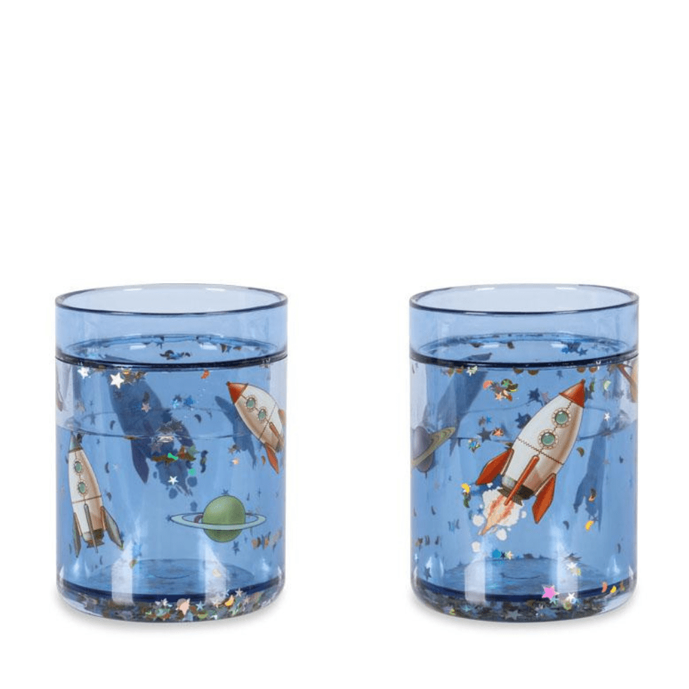 Konges Sløjd - Glitzerbecher 2er Set Outer Space