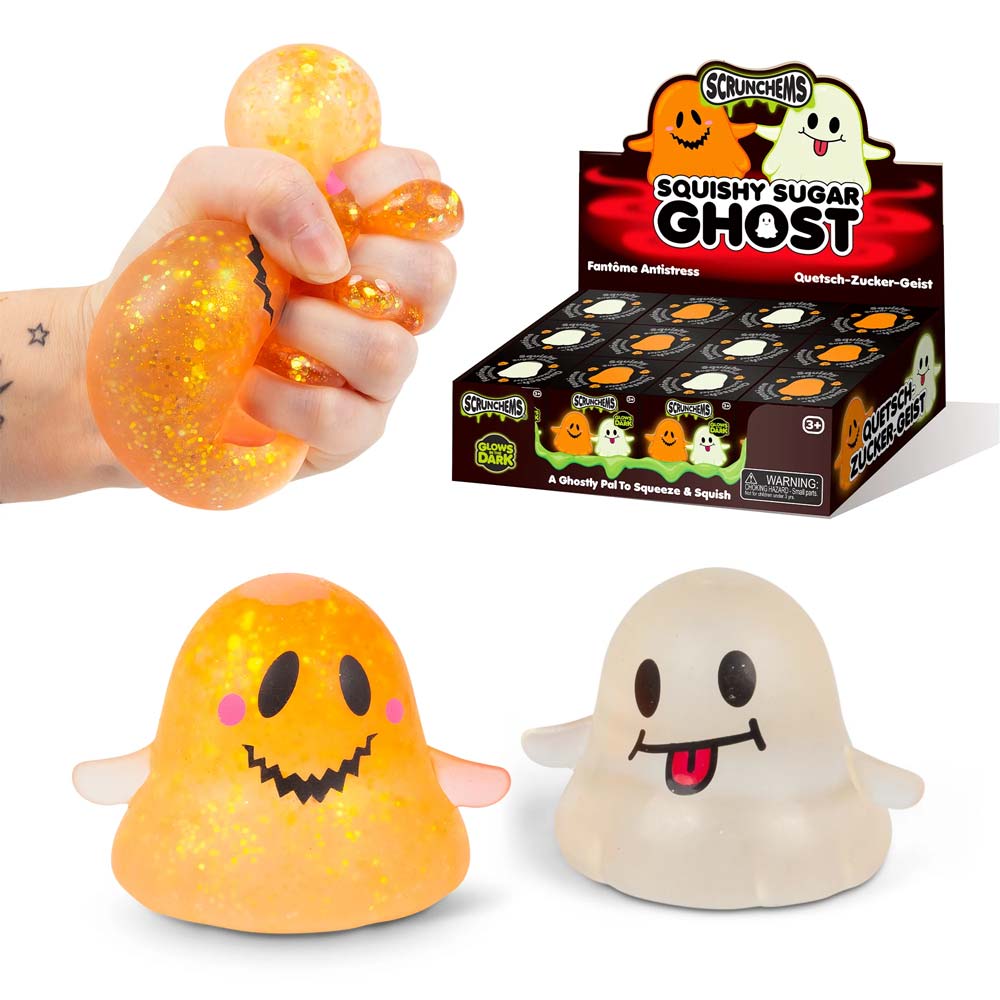 Glow in the Dark Squishy Geist – Leuchtendes Fidget- und Stressspielzeug - Little Baby Pocket