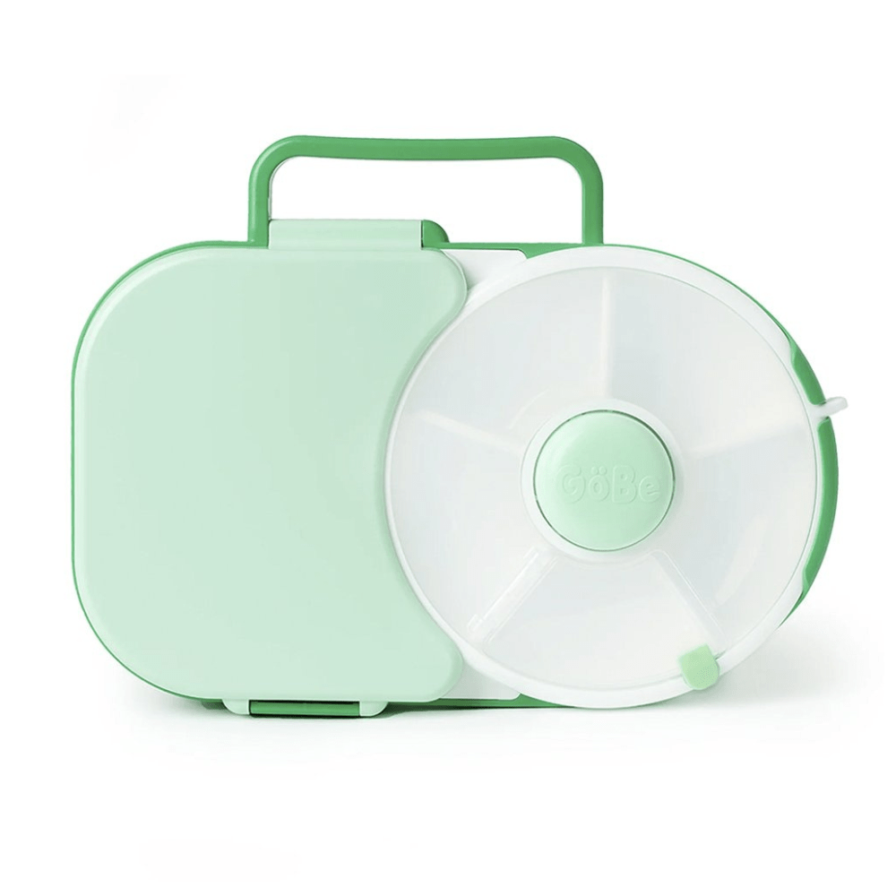 GoBe - GoBe 2in1 Lunchbox & Snack Spinner Sticker Edition in Sage Green