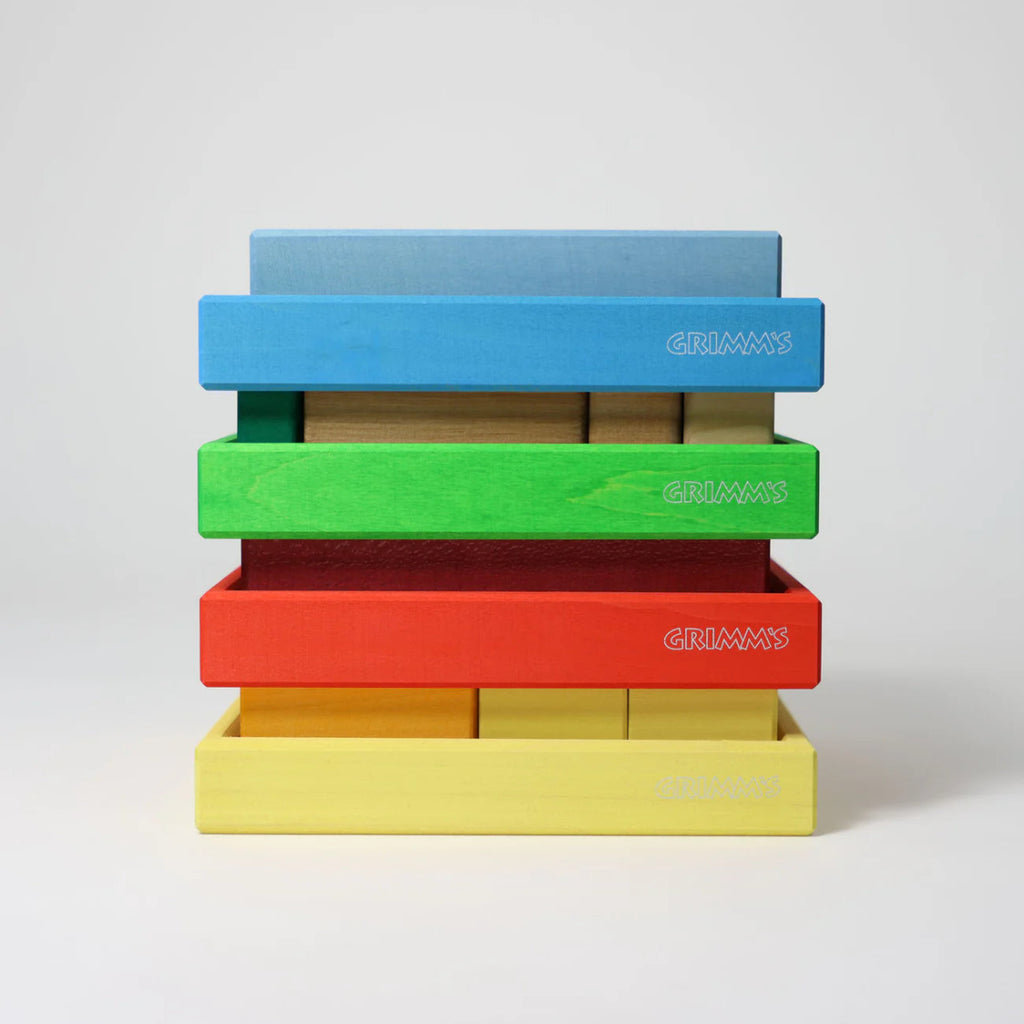 Grimm´s Bauspiel Gelb - Holzspielzeug - Little Baby Pocket