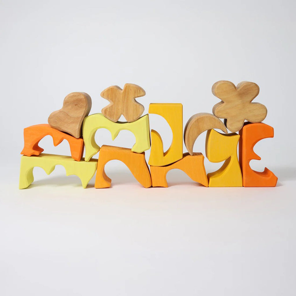 Grimm´s Bauspiel Gelb - Holzspielzeug - Little Baby Pocket