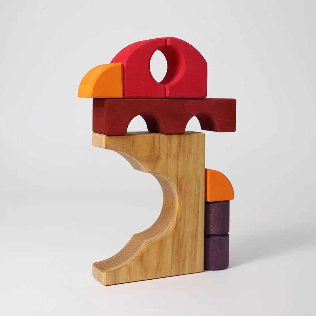 Grimm´s Bauspiel Rot - Holzspielzeug - Little Baby Pocket