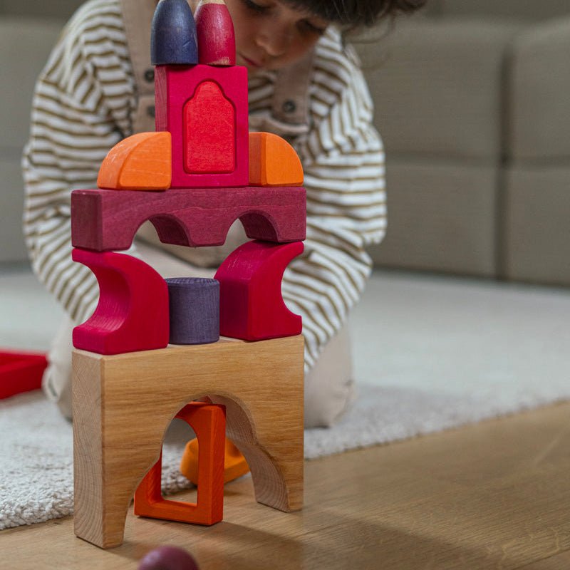 Grimm´s Bauspiel Rot - Holzspielzeug - Little Baby Pocket