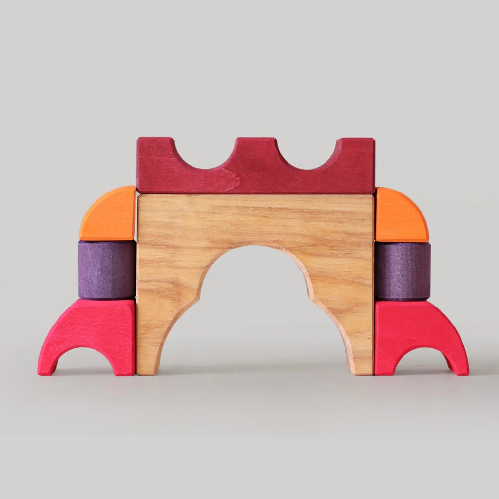 Grimm´s Bauspiel Rot - Holzspielzeug - Little Baby Pocket