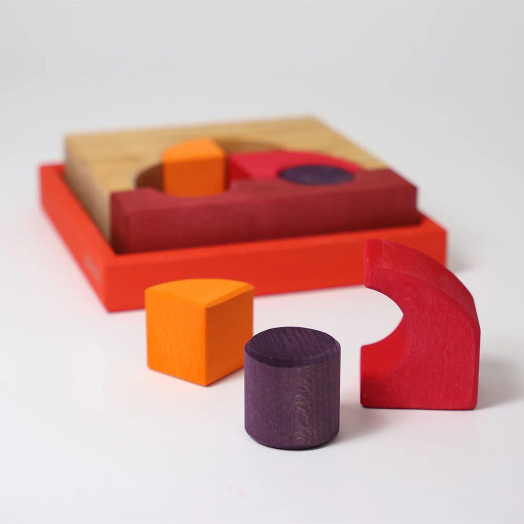Grimm´s Bauspiel Rot - Holzspielzeug - Little Baby Pocket
