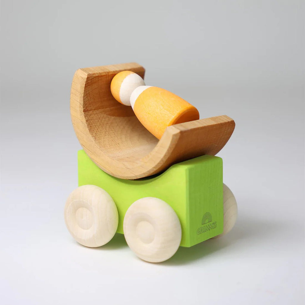 Grimm’s Stapelautos Holz – Rollende Bau - und Stapelspielzeuge - Little Baby Pocket