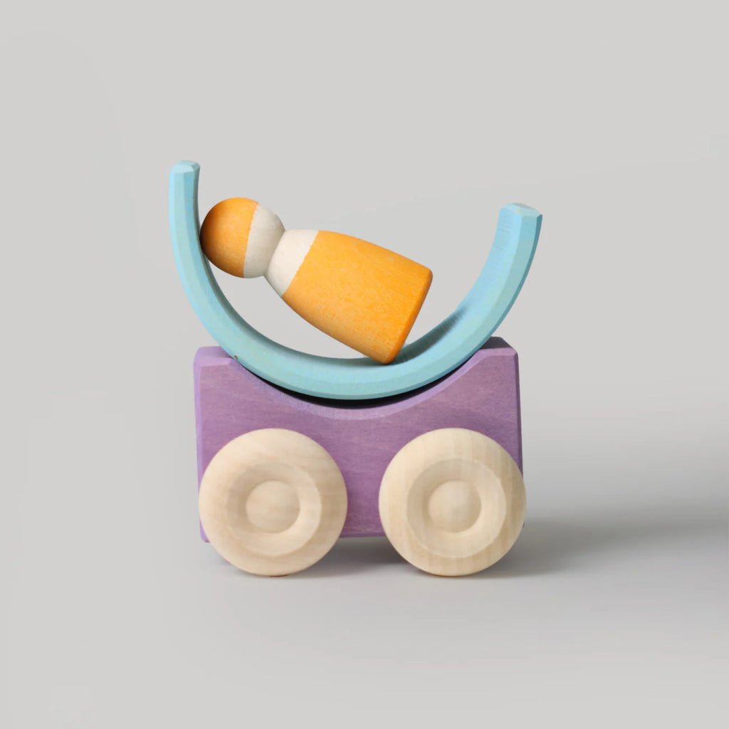 Grimm’s Stapelautos Holz – Rollende Bau - und Stapelspielzeuge - Little Baby Pocket