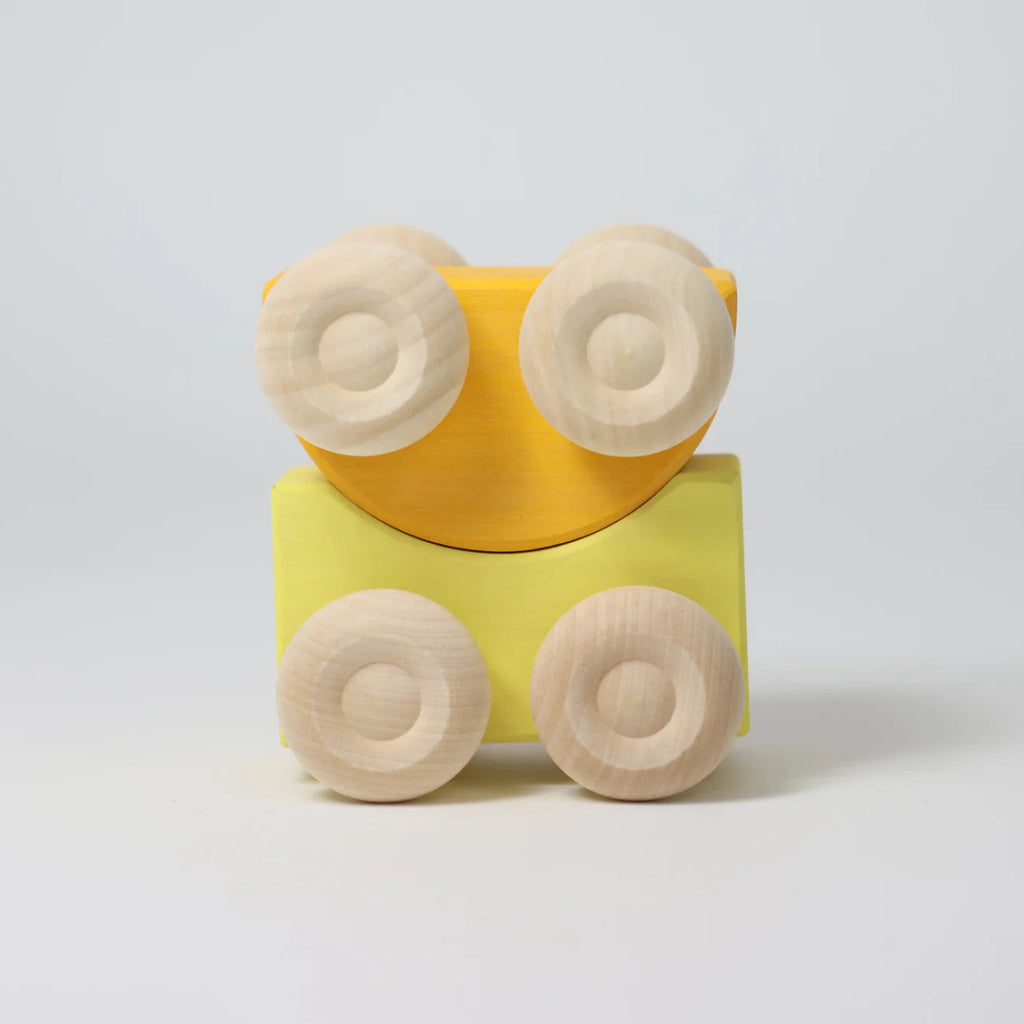 Grimm’s Stapelautos Holz – Rollende Bau - und Stapelspielzeuge - Little Baby Pocket