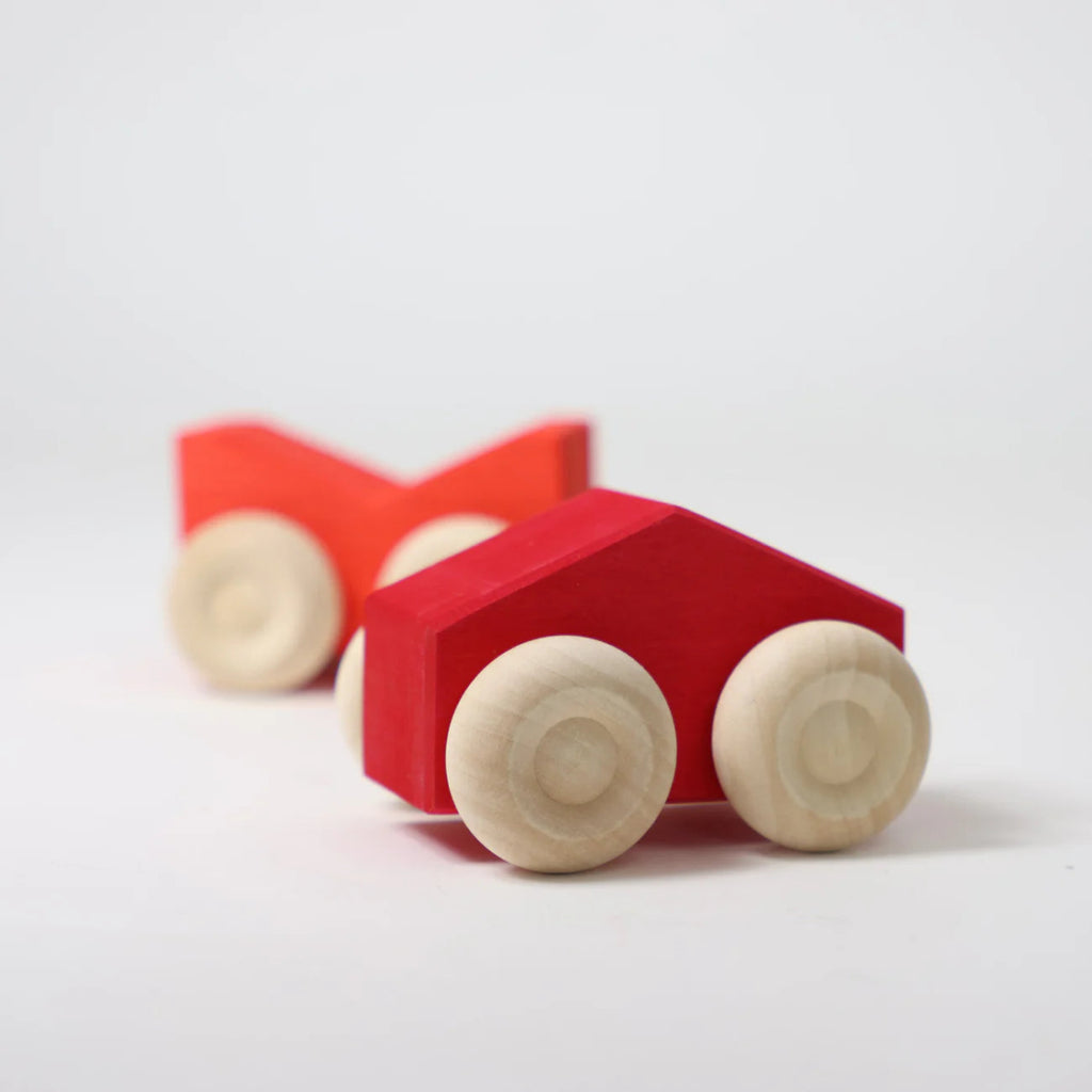 Grimm’s Stapelautos Holz – Rollende Bau - und Stapelspielzeuge - Little Baby Pocket