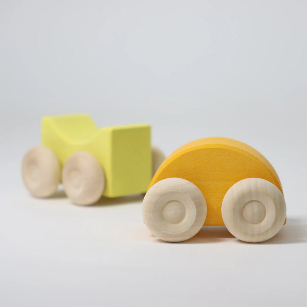 Grimm’s Stapelautos Holz – Rollende Bau - und Stapelspielzeuge - Little Baby Pocket