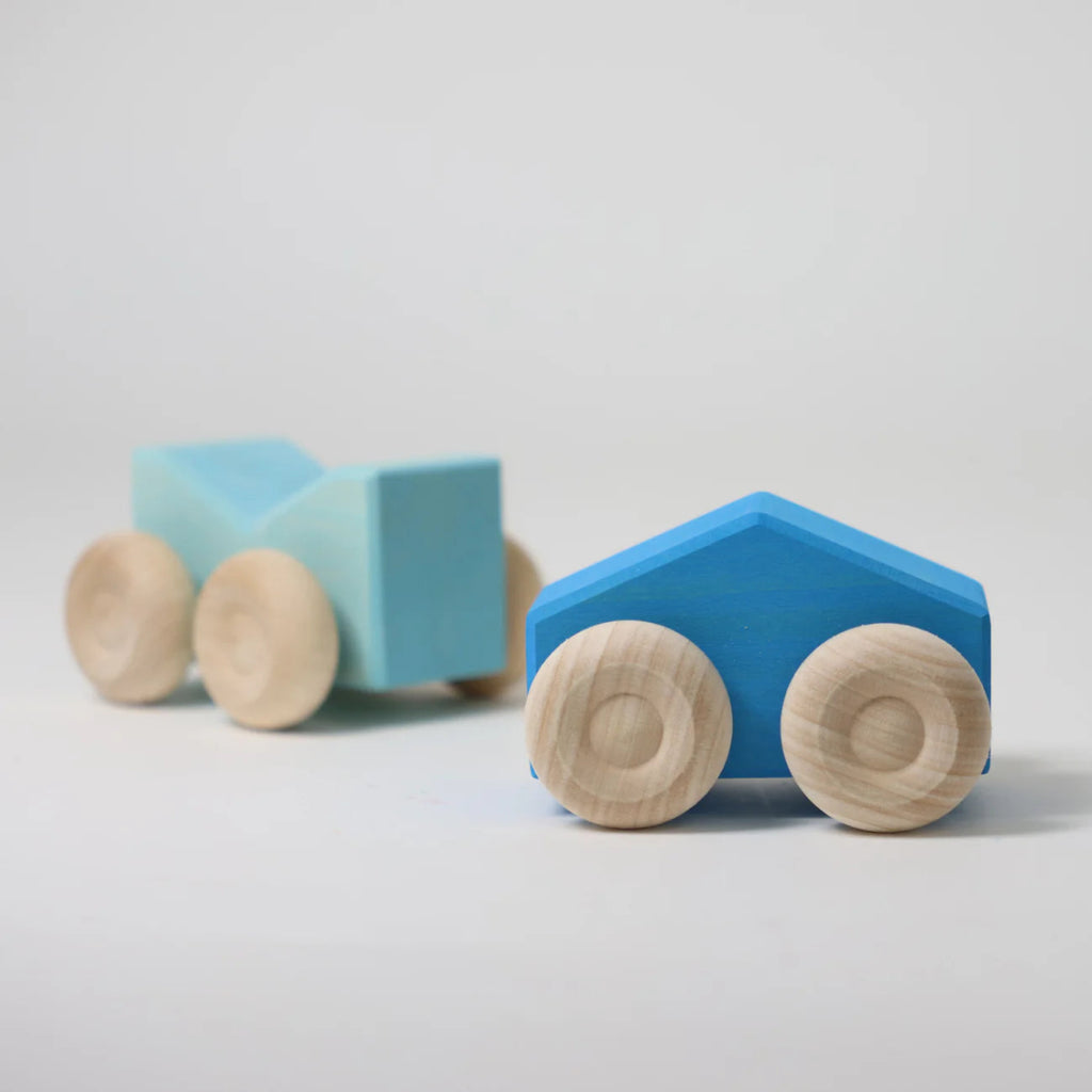 Grimm’s Stapelautos Holz – Rollende Bau - und Stapelspielzeuge - Little Baby Pocket