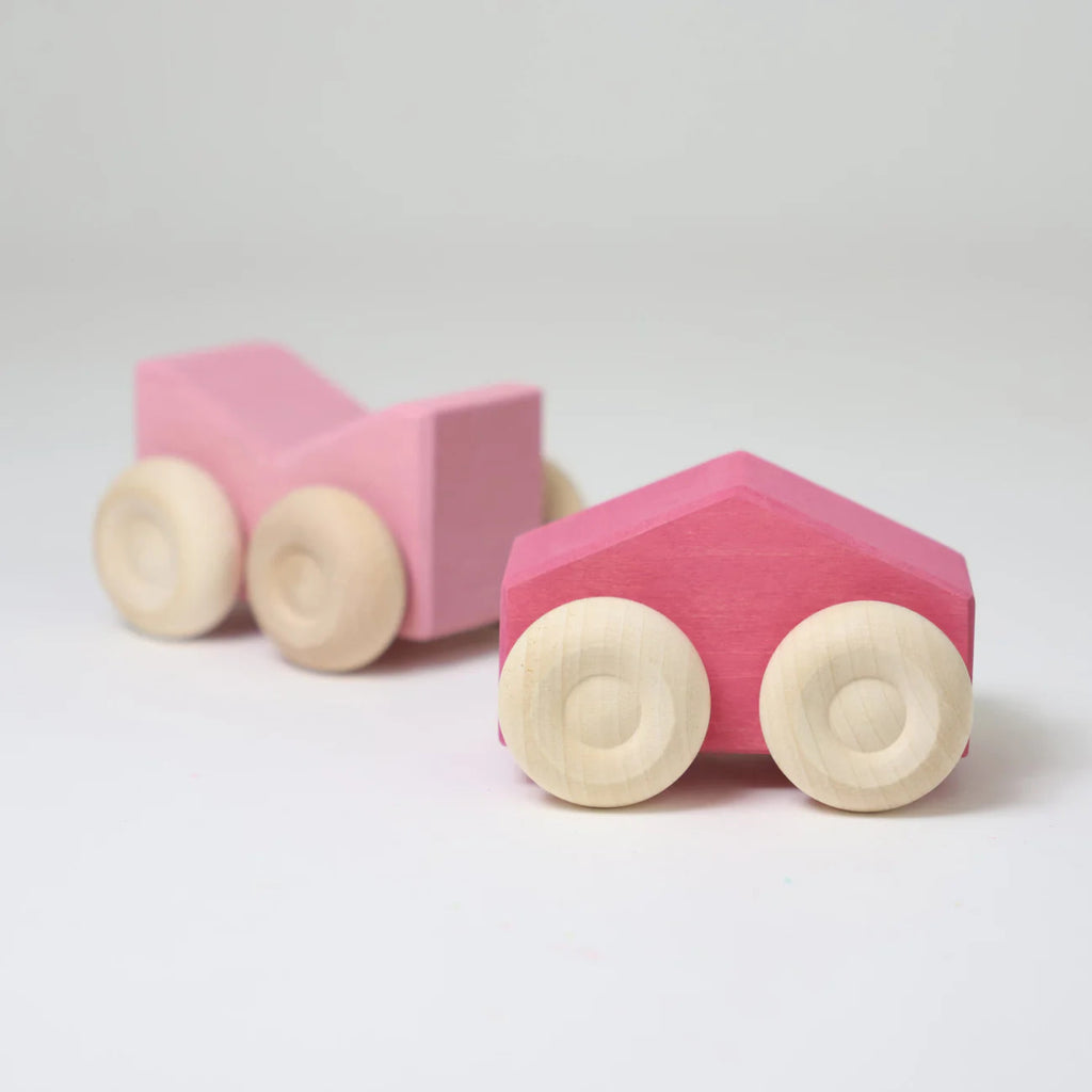 Grimm’s Stapelautos Holz – Rollende Bau - und Stapelspielzeuge - Little Baby Pocket