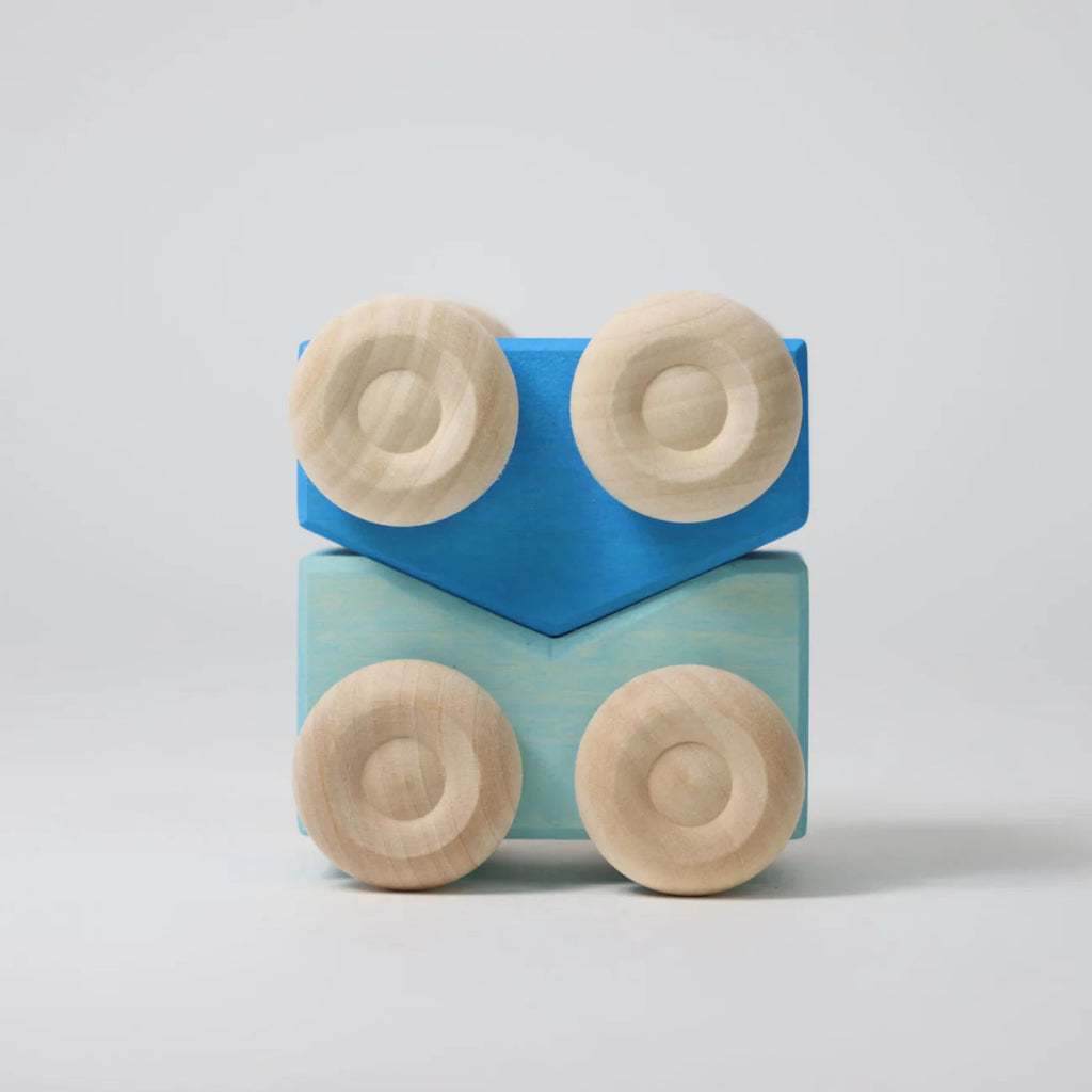 Grimm’s Stapelautos Holz – Rollende Bau - und Stapelspielzeuge - Little Baby Pocket