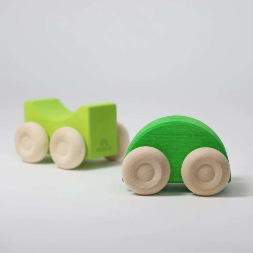 Grimm’s Stapelautos Holz – Rollende Bau - und Stapelspielzeuge - Little Baby Pocket