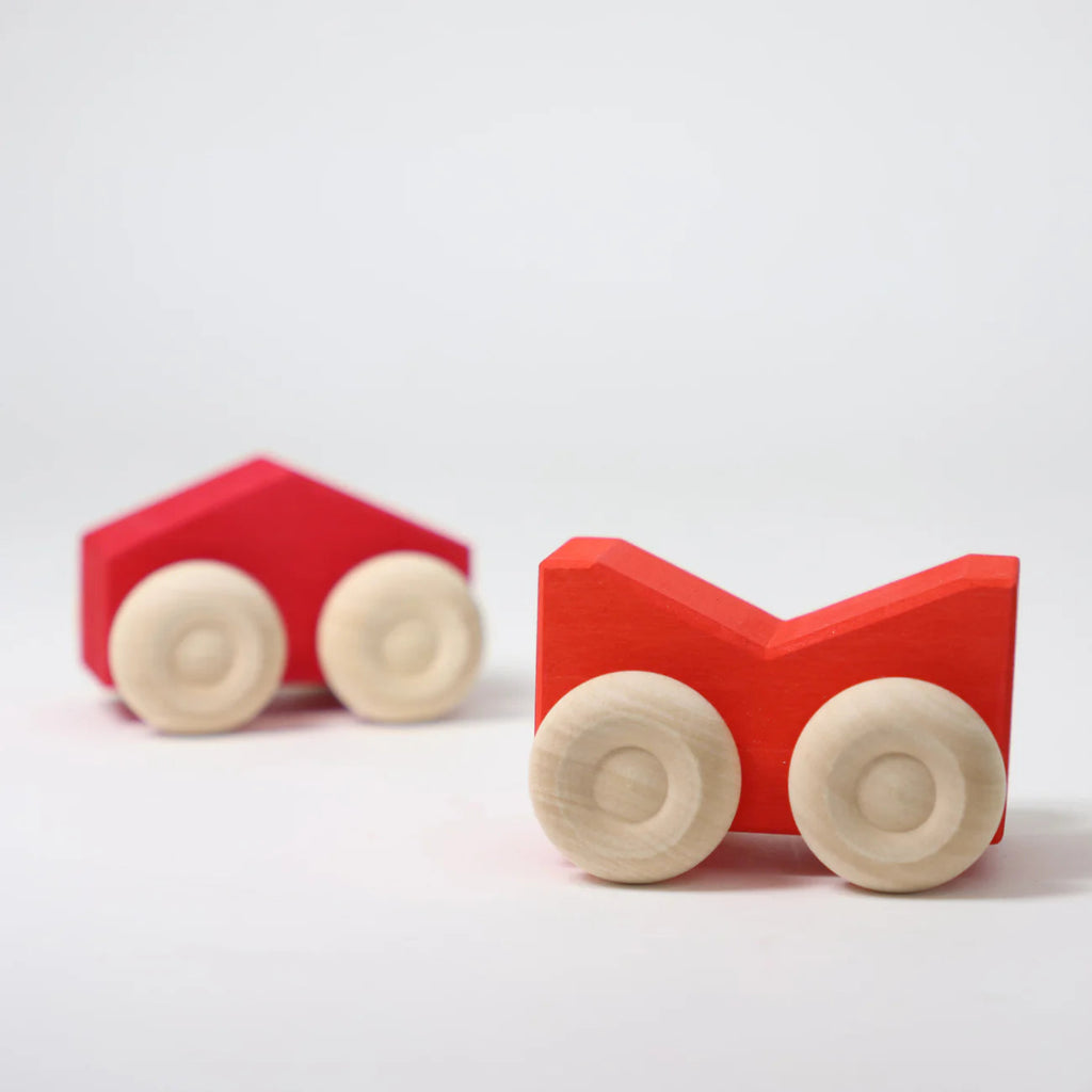 Grimm’s Stapelautos Holz – Rollende Bau - und Stapelspielzeuge - Little Baby Pocket