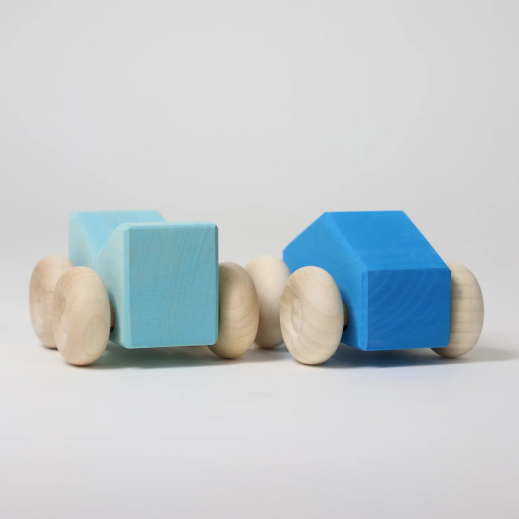 Grimm’s Stapelautos Holz – Rollende Bau - und Stapelspielzeuge - Little Baby Pocket