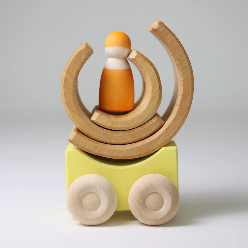 Grimm’s Stapelautos Holz – Rollende Bau - und Stapelspielzeuge - Little Baby Pocket