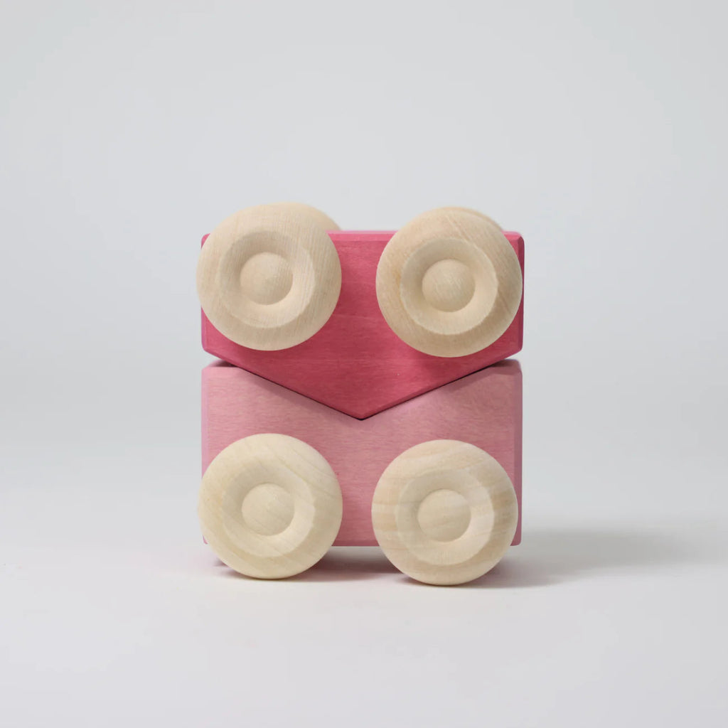 Grimm’s Stapelautos Holz – Rollende Bau - und Stapelspielzeuge - Little Baby Pocket
