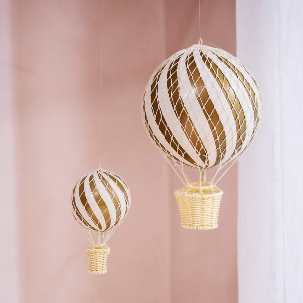 Heißluftballon – Gold 10 cm - Little Baby Pocket