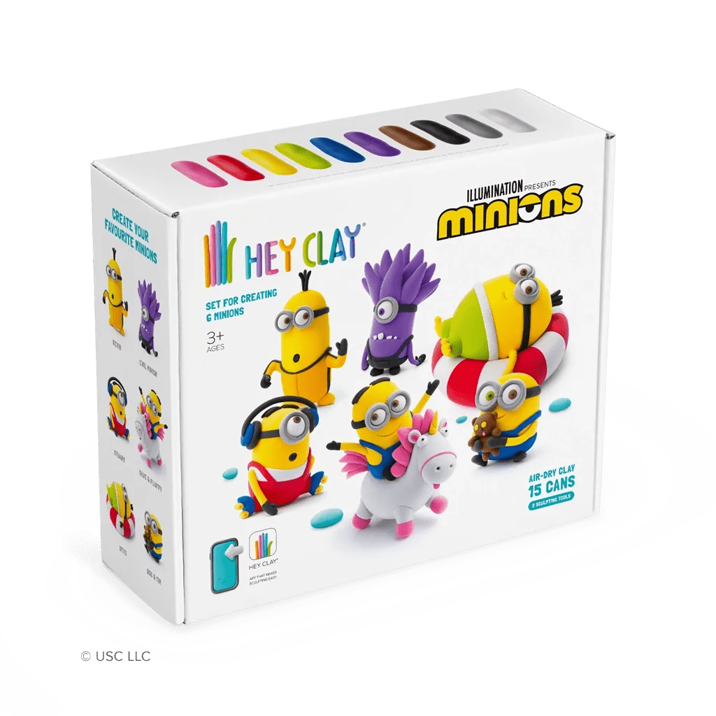 Hey Clay Knetmasse Minions Set - Little Baby Pocket