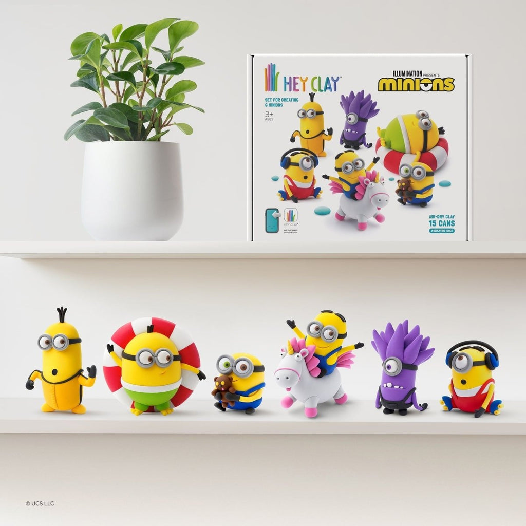 Hey Clay Knetmasse Minions Set - Little Baby Pocket