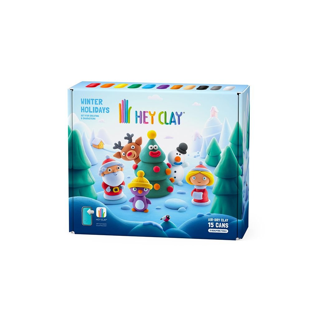 Hey Clay Knetmasse Winterzeit Set - Little Baby Pocket