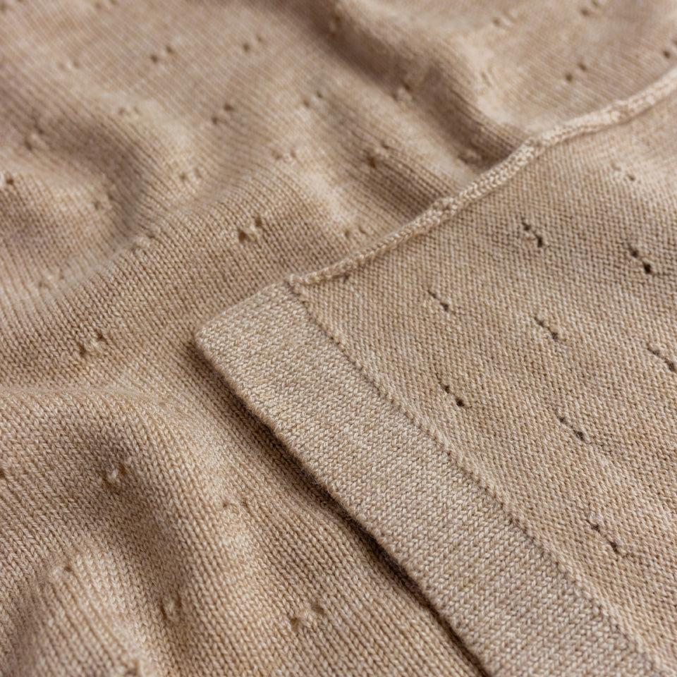 hvid-Babydecke "Bibi" Merino
