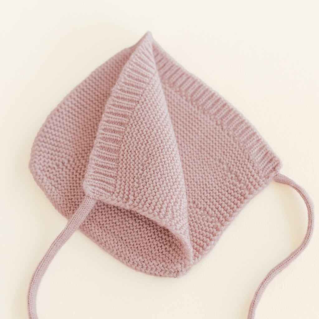 Hvid BONNET Dolly Babymütze aus Wolle - Little Baby Pocket