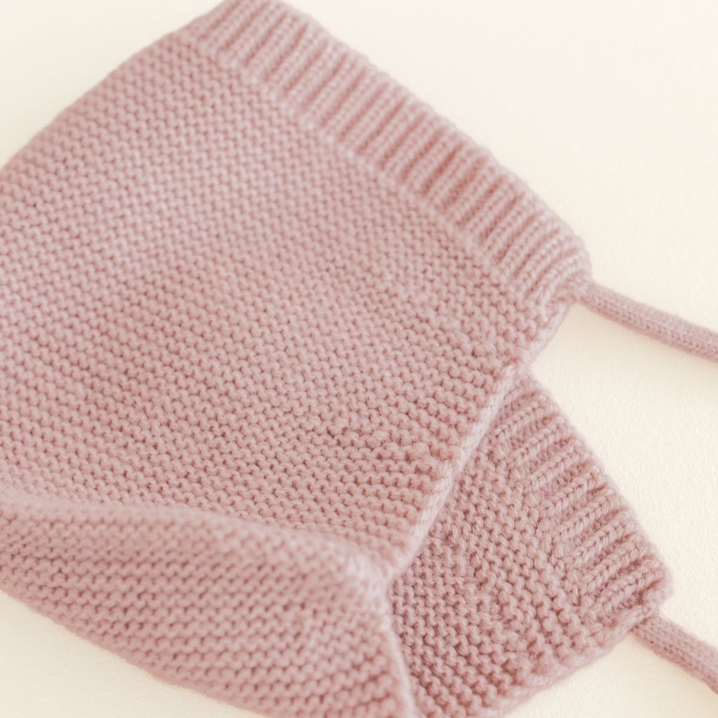 Hvid BONNET Dolly Babymütze aus Wolle - Little Baby Pocket