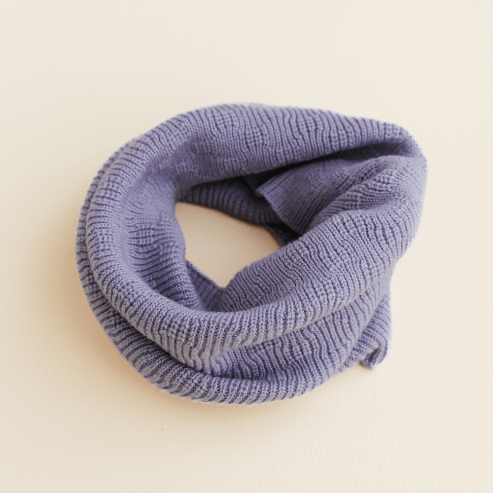 Hvid Rundhalsschal Tube Gigi 100% Merinowolle - Little Baby Pocket