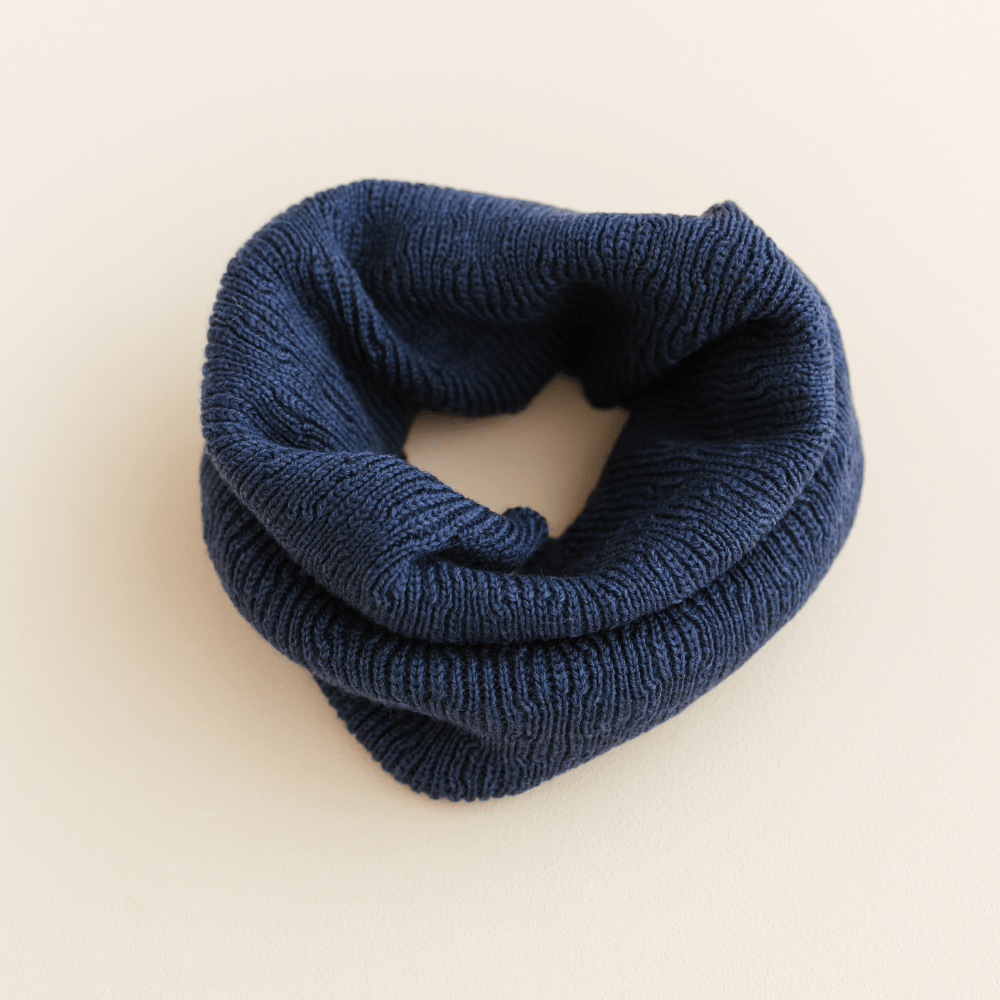 Hvid Rundhalsschal Tube Gigi 100% Merinowolle - Little Baby Pocket