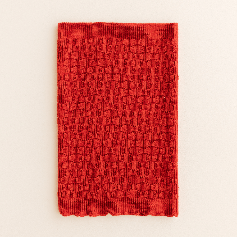 Hvid Rundhalsschal Tube Gigi 100% Merinowolle - Little Baby Pocket