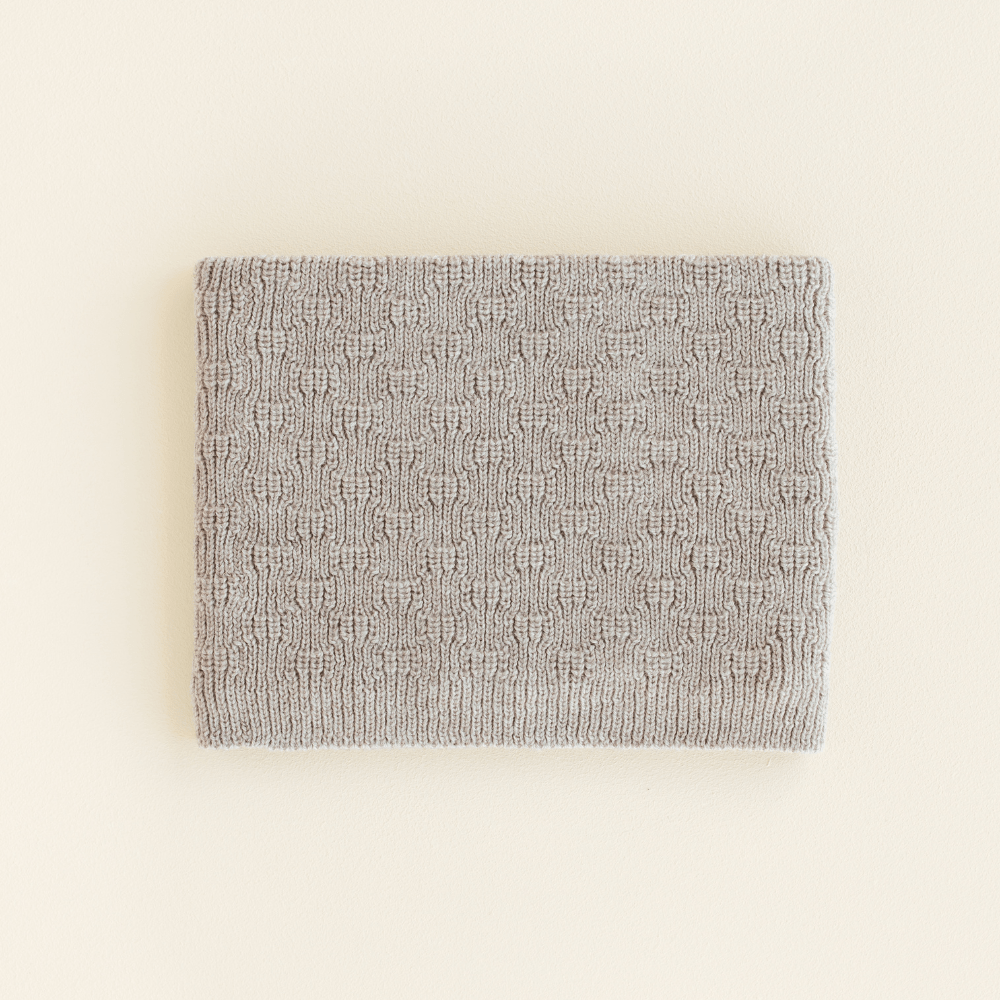 Hvid Rundhalsschal Tube Gigi 100% Merinowolle - Little Baby Pocket