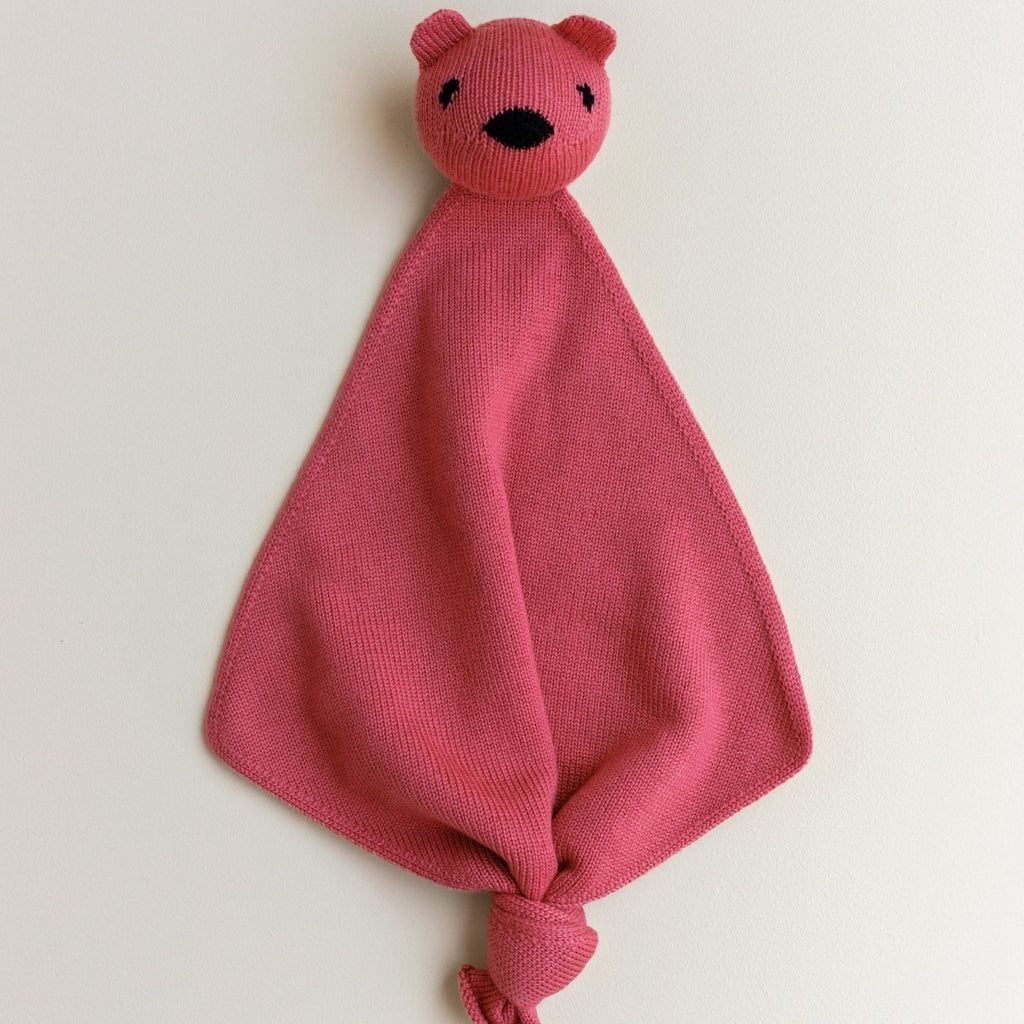 Hvid Schmusetuch "Teddy Tokki" - Little Baby Pocket