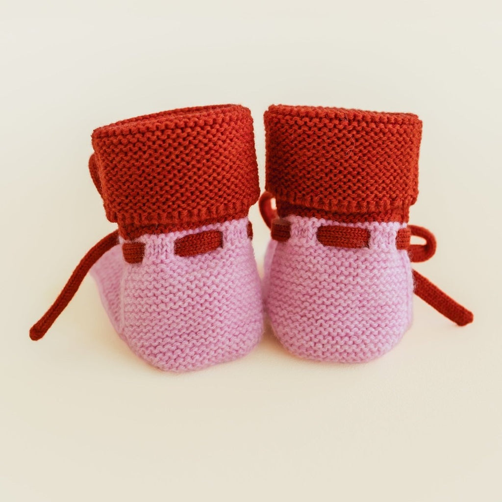 Hvid Strick Babyschuhe für Babys - Little Baby Pocket